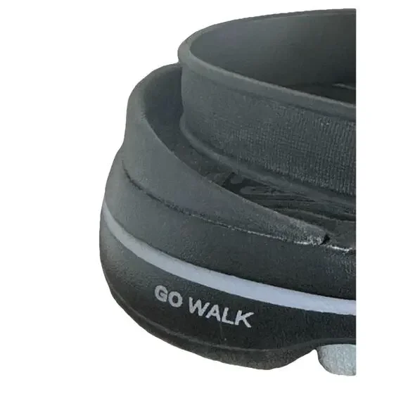 Skechers Women Foamies GO WALK Backstrap Athletic Mules Black Perforated EUC 10 - Picture 4 of 6